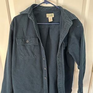 LL Bean Blue chamois shirt